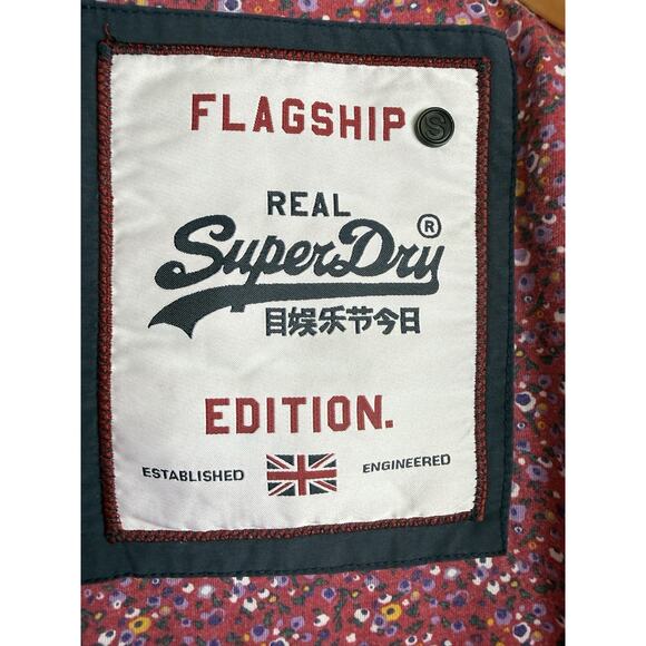 Superdry Blue Padded Gilet Women’s Size S Full Zip Casual Outdoor Vest - Picture 10 of 13